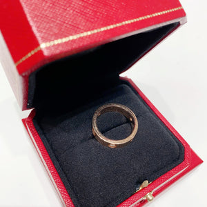 No.4017-Cartier Love Ring 3 Diamonds