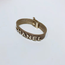 将图片加载到图库查看器，No.4012-Chanel Gold Metal Coco Mark Bracelet
