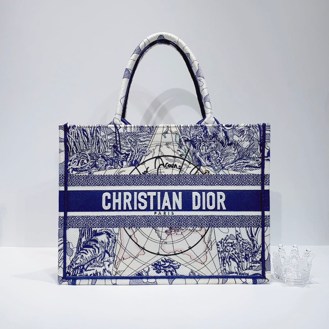 No.3872-Christian Dior Medium Around The World Book Tote