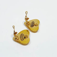 Load image into Gallery viewer, No.4059-Chanel Vintage Heart Coco Mark Earrings
