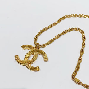 No.4056-Chanel Vintage Coco Mark Necklace