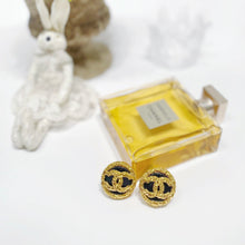 将图片加载到图库查看器，No.4058-Chanel Vintage Coco Mark Earrings
