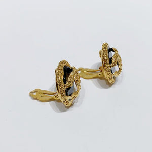 No.4058-Chanel Vintage Coco Mark Earrings