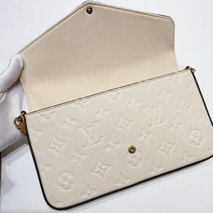 No.4079-Louis Vuitton Monogram Empreinte Pochette Felicie (Brand New / 全新貨品)