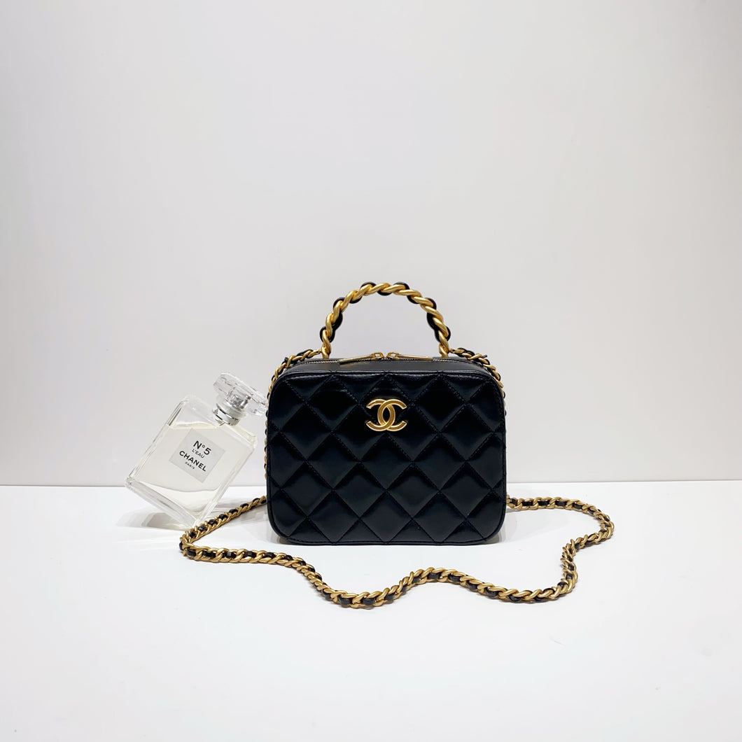 No.4120-Chanel Small Handle Vanity Case