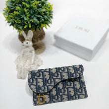 이미지를 갤러리 뷰어에 로드 , No.4114-Dior Saddle Cosmos Zipped Card Holder (Brand New / 全新貨品)
