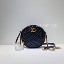 画像をギャラリービューアに読み込む, No.3381-Gucci Marmont Mini Round Shoulder Bag
