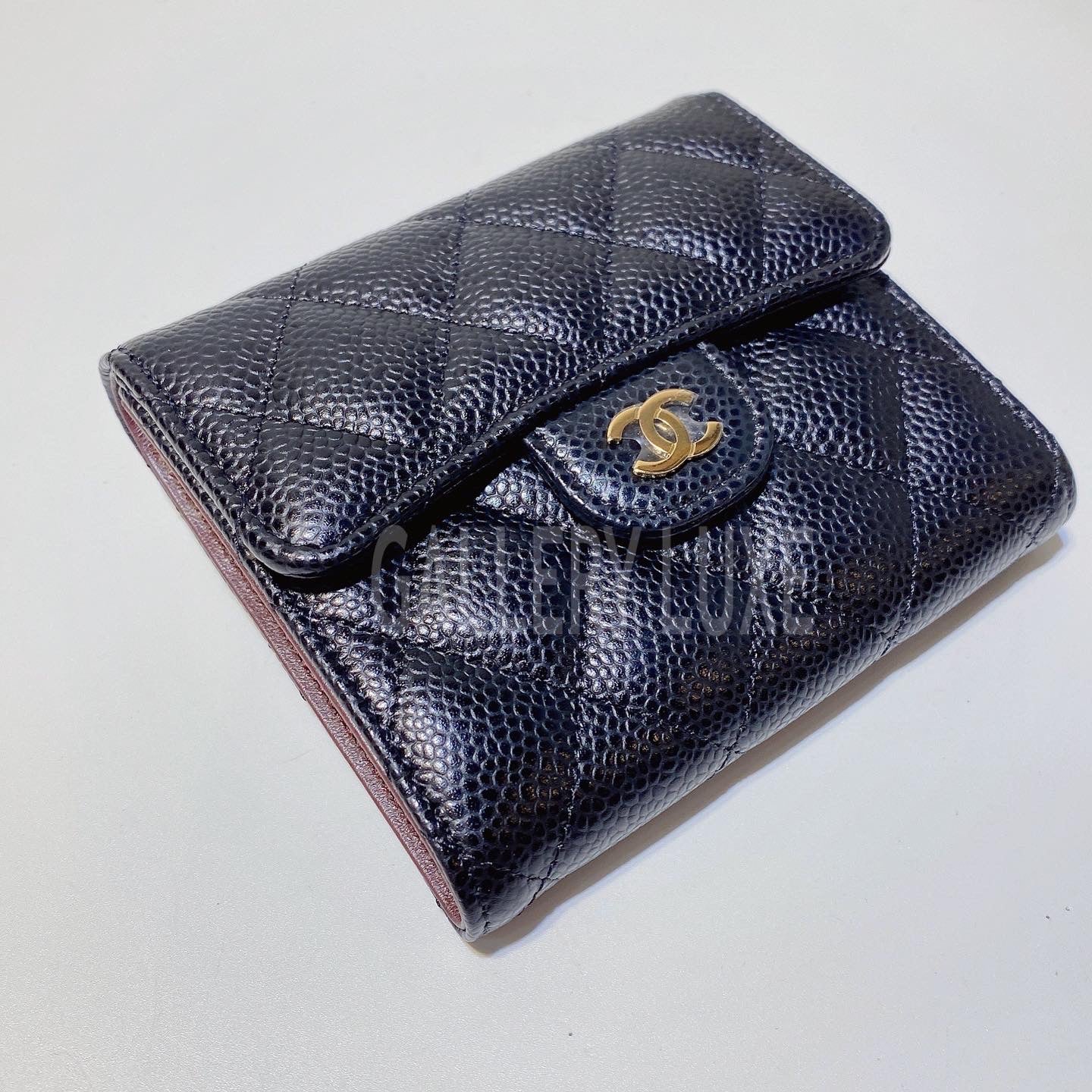 No.3110-Chanel Caviar Timeless Classic Small Wallet (Unused / 未