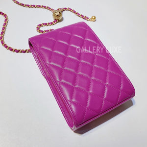 No.3348-Chanel Pearl Crush Phone Holder With Chain
