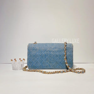 No.3346-Chanel Vintage Denim Flap Bag