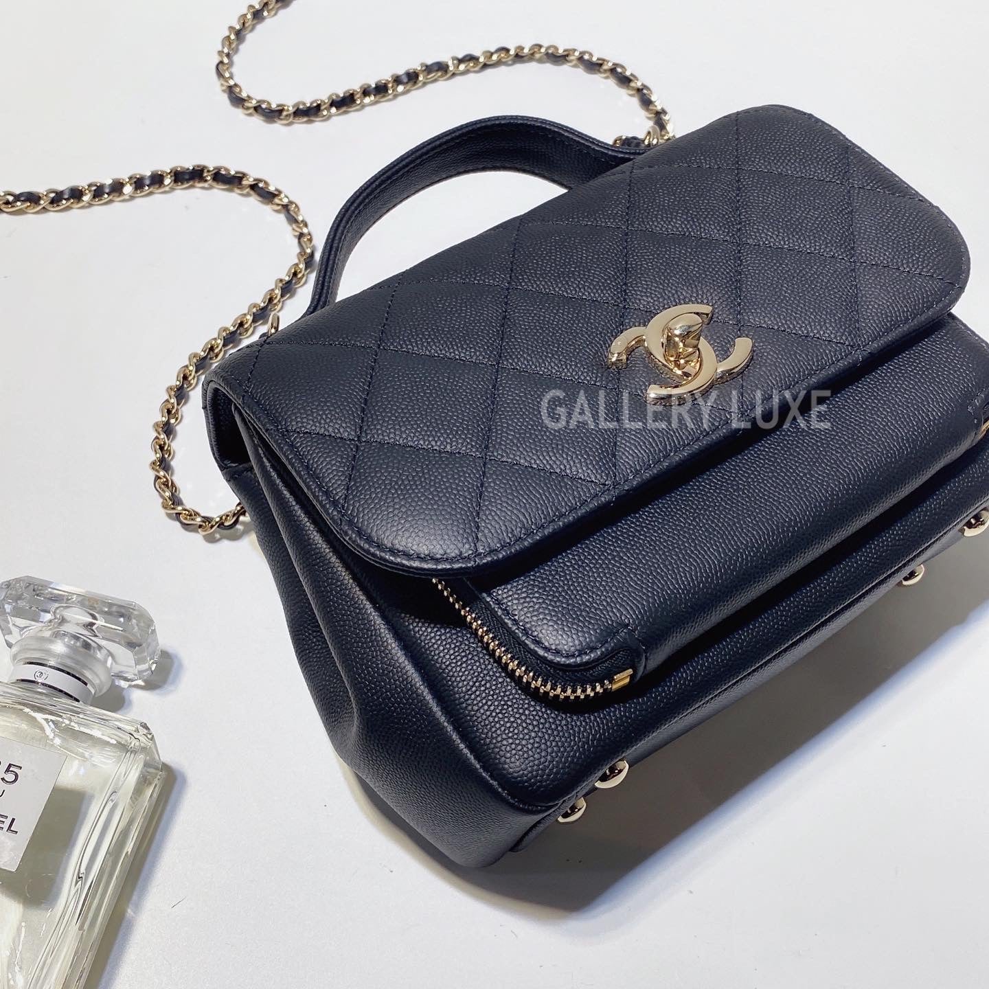 Replica Chanel Business Affinity Small Flap Bag with Top Handle A93749