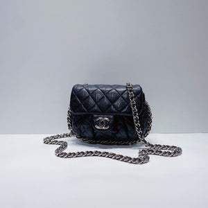 No.3621-Chanel Aged Lambskin Chain Around Flap Bag