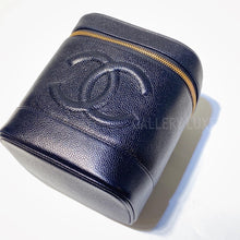 将图片加载到图库查看器，No.3149-Chanel Vintage Caviar Vanity Case
