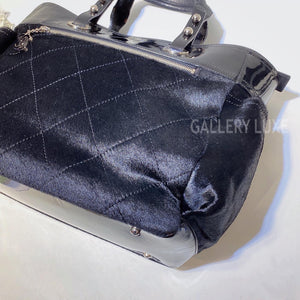 No.3506-Chanel Patent Pony Hair Shoulder Bag
