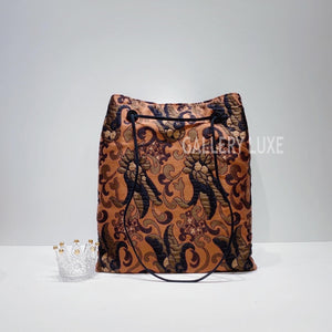 No.3385-Prada Embroidery Drawstring Bag