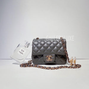 No.3357-Chanel Lambskin Classic Flap Mini 17cm