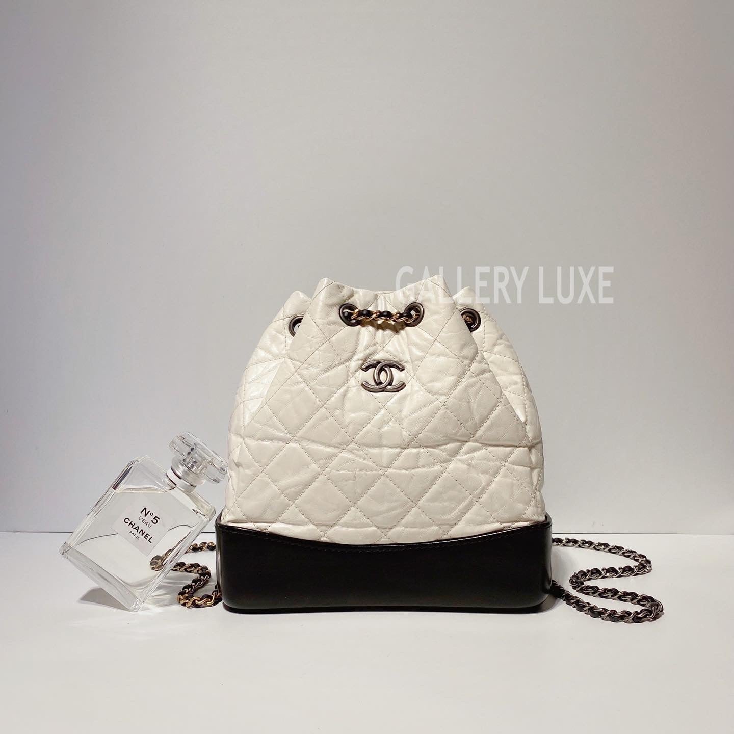 Chanel BiColour Calfskin Small Gabrielle Backpack  LuxuryPromise