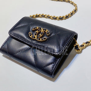 No.3109-Chanel 19 Flap Coins Purse With Chain (Unused / 未使用品)