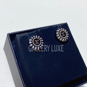 No.3233-Chanel Circle Acrylic CC Earrings