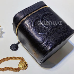 No.3302-Chanel Vintage Caviar Vanity Case