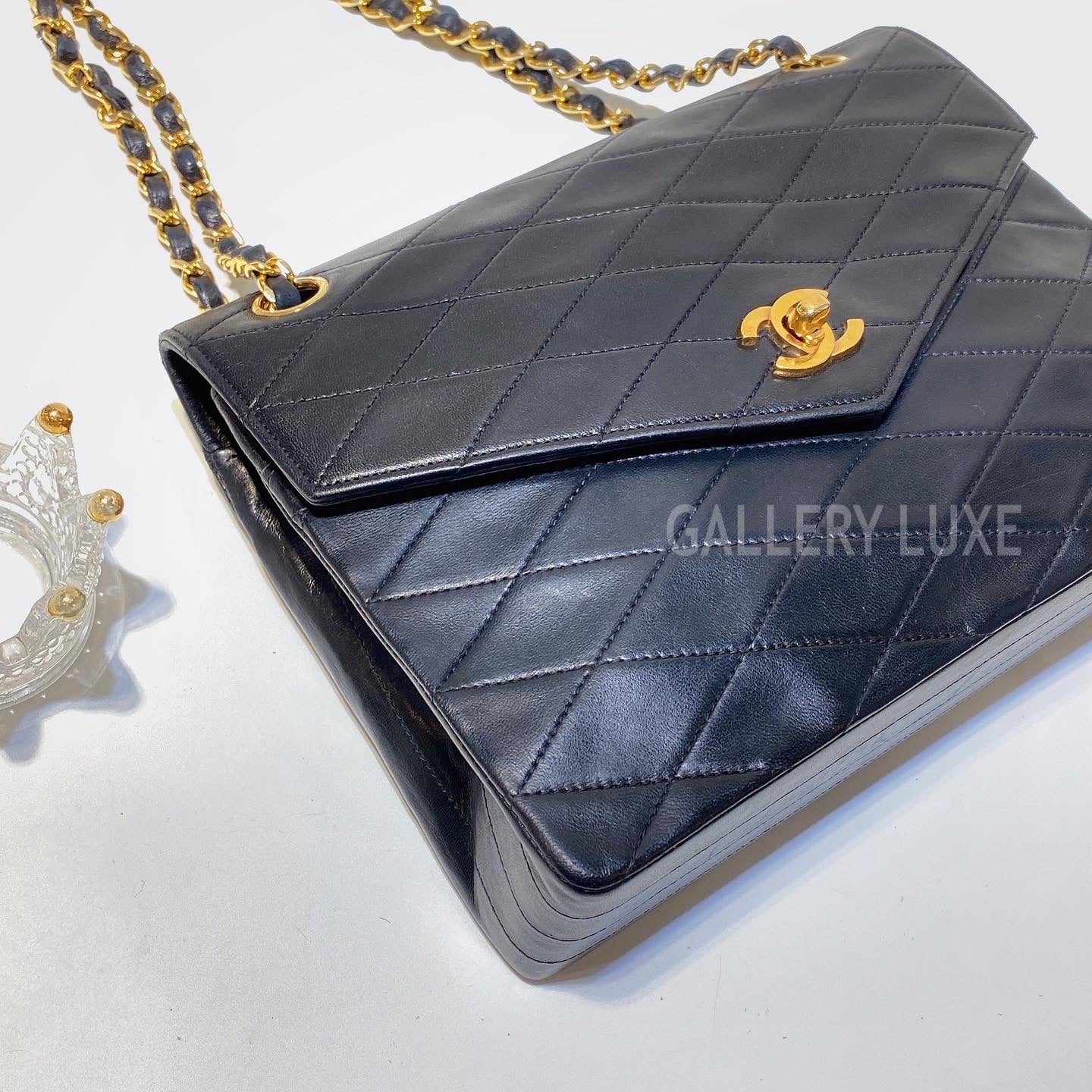 Rare Chanel Satin Flap Bag with Scarf – SFN