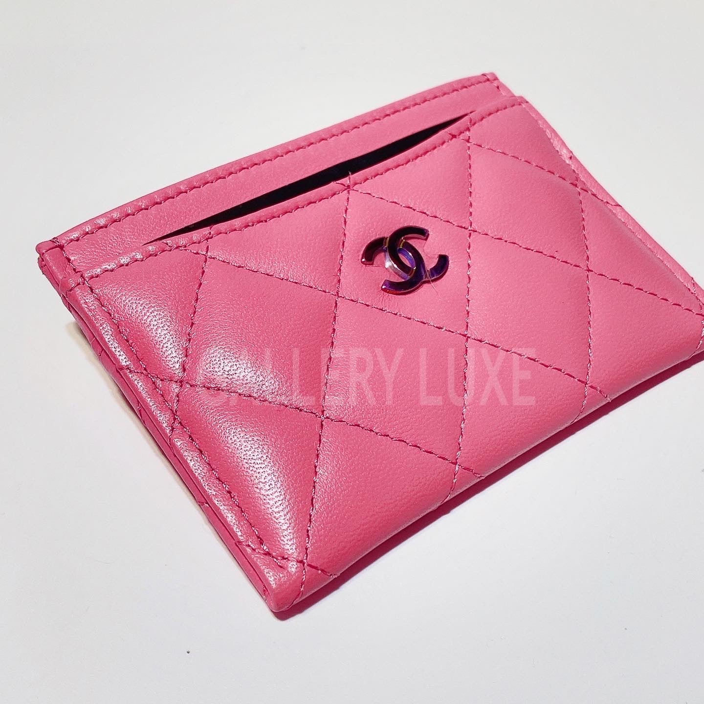 No.3100-Chanel Lambskin Timeless Classic Card Holder – Gallery Luxe