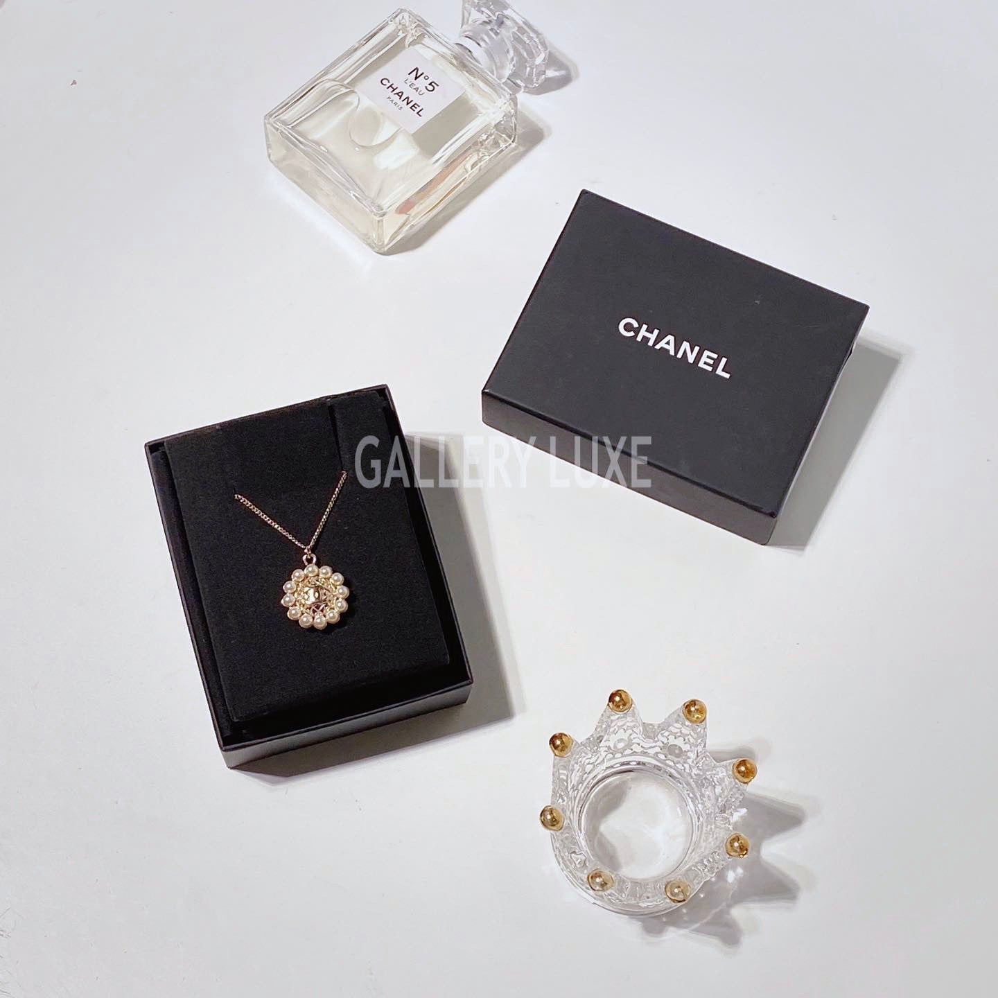 CHANEL, Jewelry, Chanel Cc Bunny Pendant Necklacesku 3292