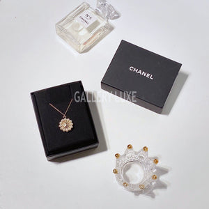 No.3322-Chanel Metal Pearl CC Round Necklace