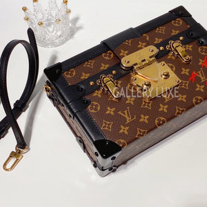 Louis Vuitton lv petite mella clutch box bag original leather