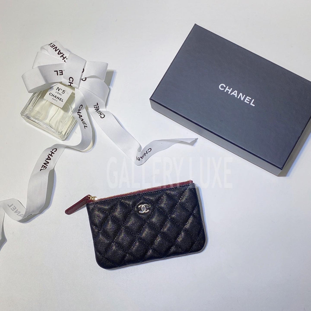 No.3111-Chanel Caviar Mini O Case Pouch (Unused / 未使用品) – Gallery Luxe