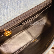 Load image into Gallery viewer, No.3346-Chanel Vintage Denim Flap Bag
