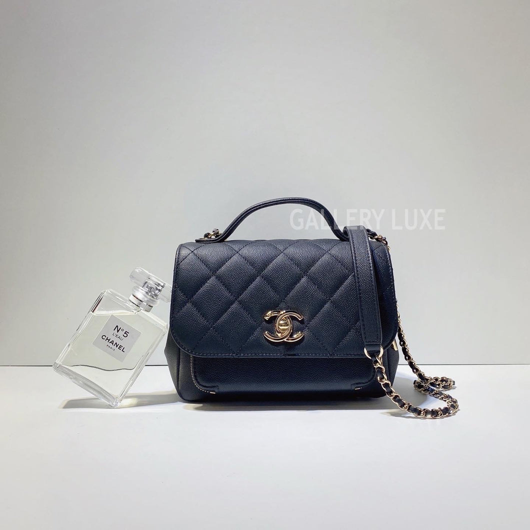 Brand New Chanel Business Affinity Small Dark Blue Complete