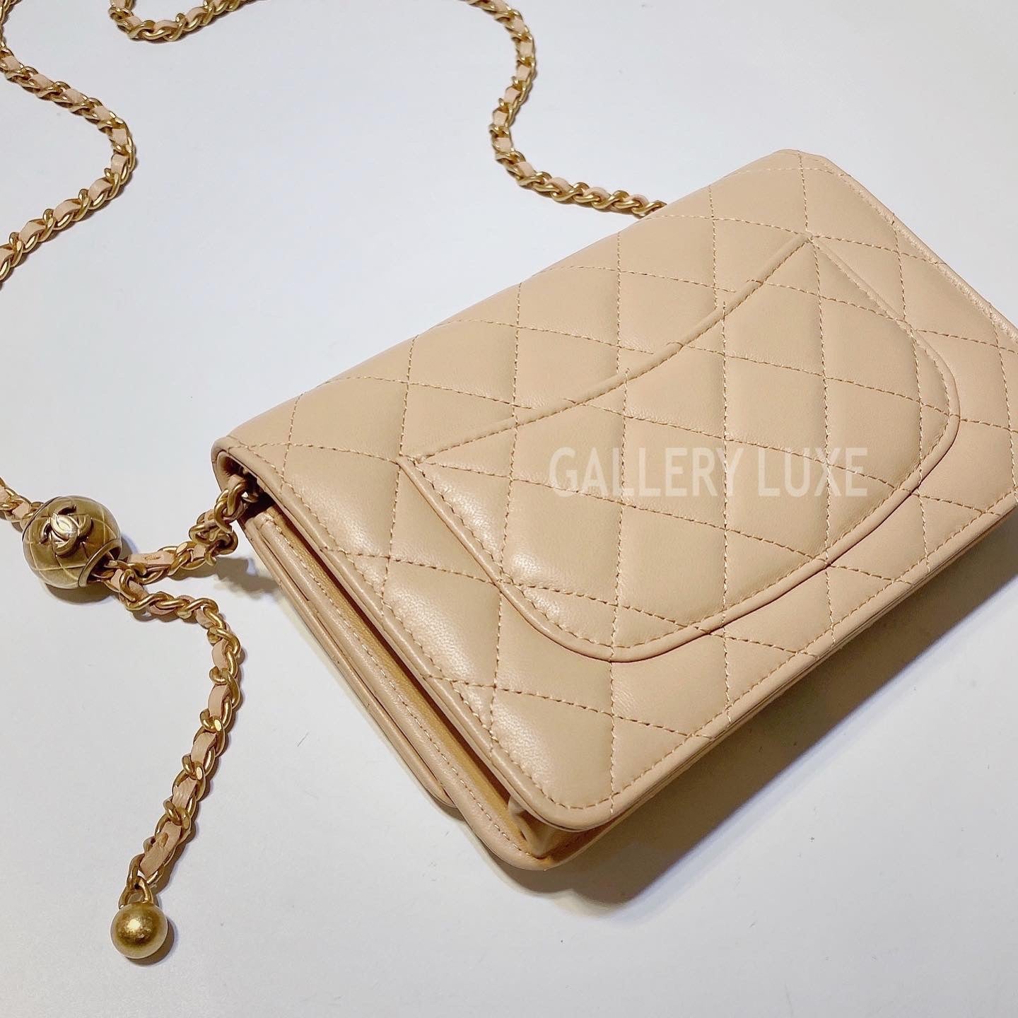 No.3308-Chanel Pearl Crush Wallet On Chain (Brand New / 全新