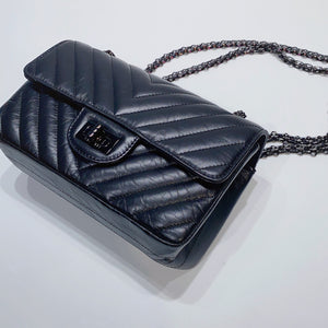 No.3717-Chanel So Black Mini Reissue 2.55 Flap Bag