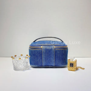 No.2796-Chanel Vintage Denim Small Vanity Box