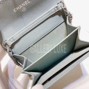 No.3108-Chanel Flap Coins Purse With Chain (Unused / 未使用品)