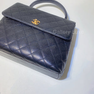No.2792-Chanel Vintage Caviar Kelly Handle Bag