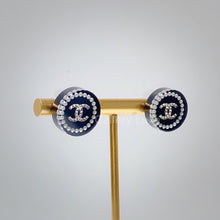 Load image into Gallery viewer, No.2794-Chanel Circle Acrylic CC Earrings
