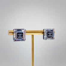 이미지를 갤러리 뷰어에 로드 , No.2790-Chanel Square CC Earrings
