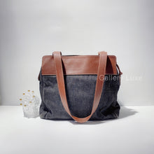 Load image into Gallery viewer, No.2496-Chanel Vintage Denim Shoulder Bag
