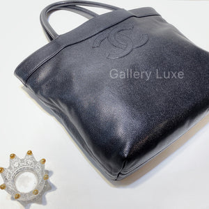 No.2829-Chanel Vintage Caviar Tote Bag