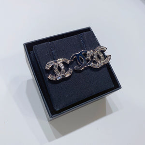 No.3731-Chanel Crystal Double CC Earrings (Brand New / 全新貨品)