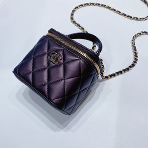 No.3634-Chanel Small Classic Handle Vanity With Chain (Brand New / 全新)