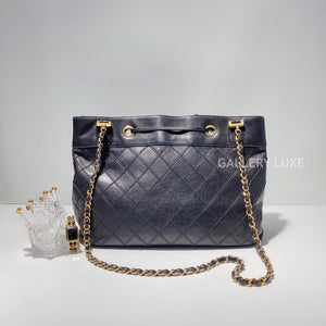 No.2344-Chanel Vintage Calfskin Shoulder Bag