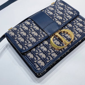 No.3639-Christian Dior Oblique Jacquard 30 Montaigne Bag
