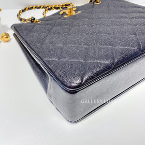 No.2295-Chanel Vintage Caviar TurnLock Shoulder Bag
