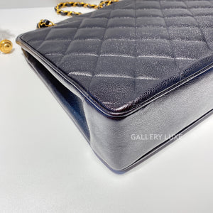 No.2295-Chanel Vintage Caviar TurnLock Shoulder Bag