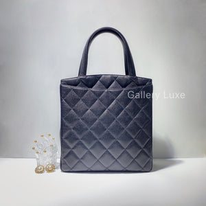 No.2525-Chanel Vintage Caviar Turn Lock Handbag