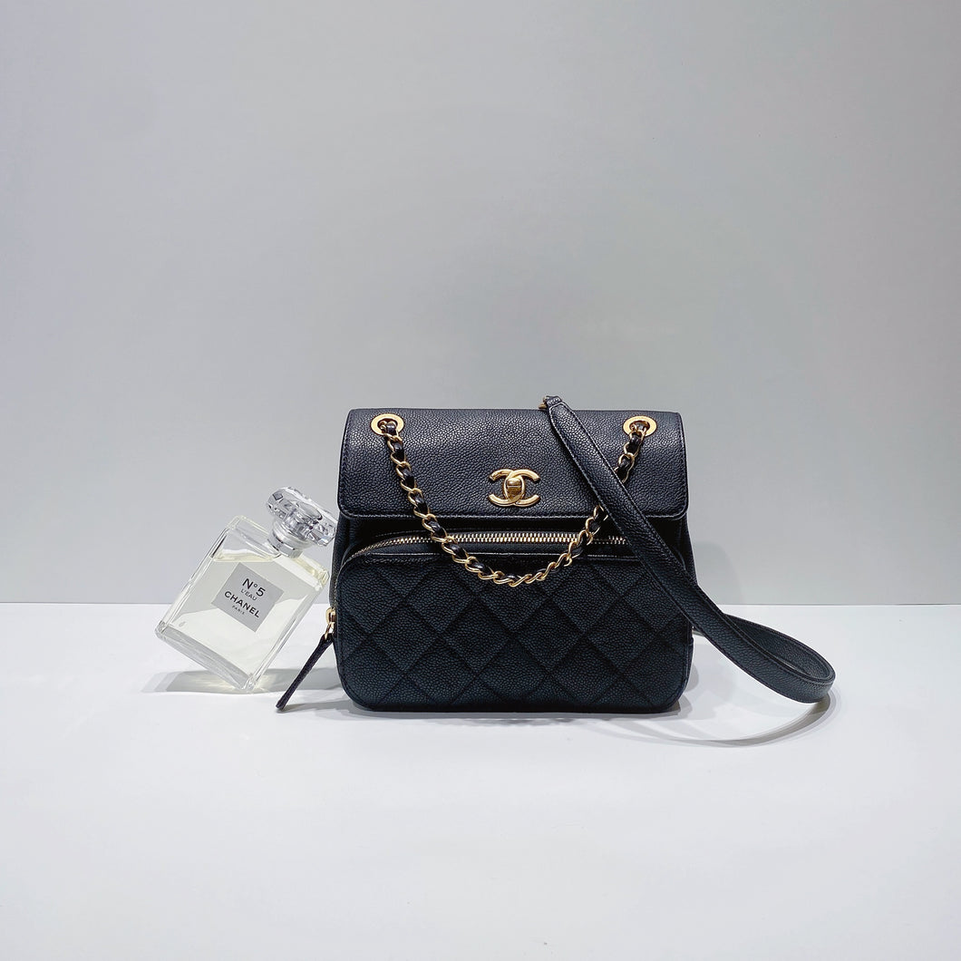 No.001511-Chanel Caviar Chic Trip Flap Bag