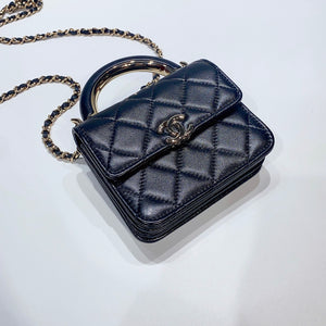 No.3734-Chanel Charming Handle Clutch With Chain (Unused / 未使用品)